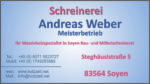 Schreinerei Weber